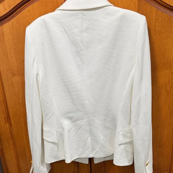 Calvin Klein Women's Cream Blazer - Picture 4 of 6